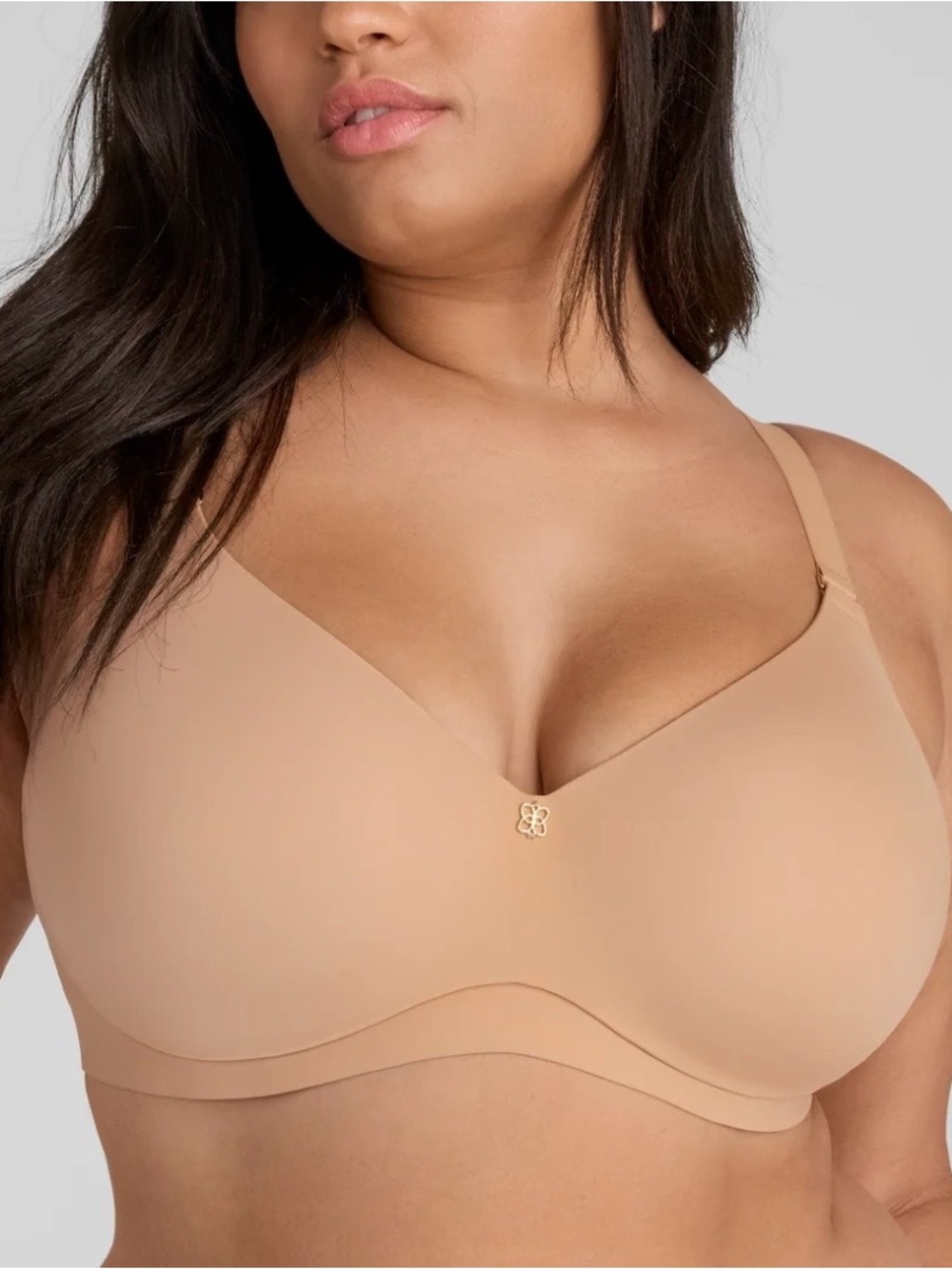 NWOT Honeylove Cloud Embrace Seamless Nude Wireless Bra